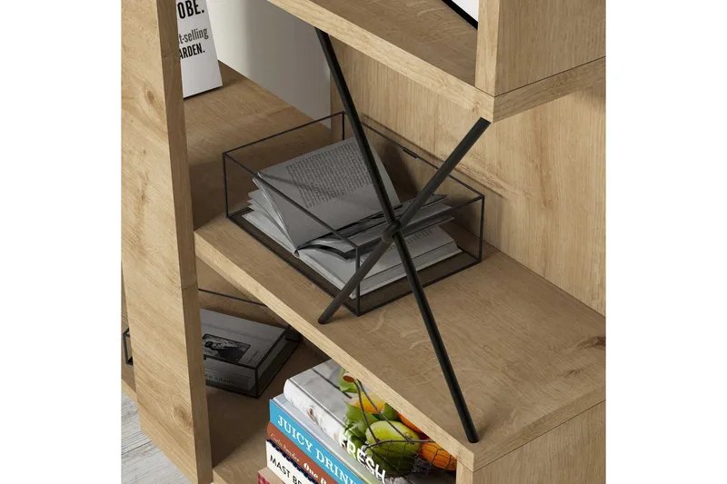 Hovdane Bokhylle 90 cm - Brun - Oppbevaring - Hylle - Bokhylle