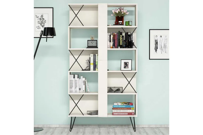 Hovdane Bokhylle 90 cm - Brun - Oppbevaring - Hylle - Bokhylle