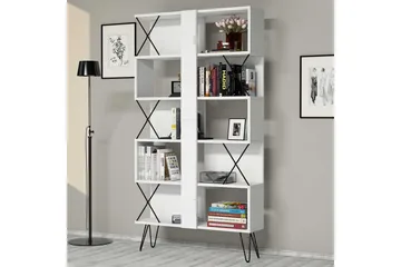 Hovdane Bokhylle 90 cm - Hvit - Oppbevaring - Hylle - Bokhylle