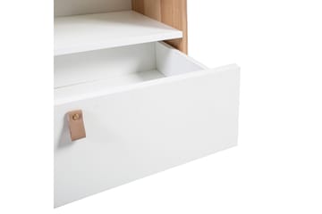 Hylle HELENA 80x40xH140cm MDF naturlig / hvit - Oppbevaring - Hylle - Bokhylle