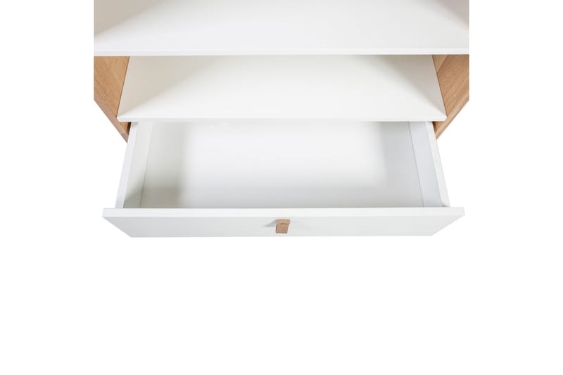 Hylle HELENA 80x40xH140cm MDF naturlig / hvit - Oppbevaring - Hylle - Bokhylle