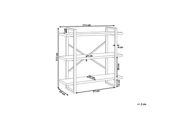 Hylle mørkebrun TIMBER - Tre/Natur - Oppbevaring - Hylle - Bokhylle