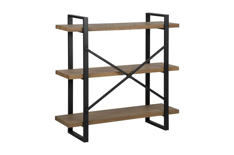 Hylle mørkebrun TIMBER, Tre/Natur