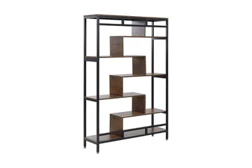 Hylle sort / mørkt tre DAVEN - Tre / Natur - Oppbevaring - Hylle - Bokhylle