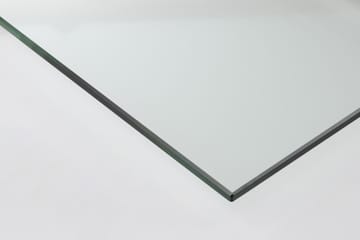 Ikaria Bokhylle 35 cm med 4 Hyller i Glass og Metall - Svart - Oppbevaring - Hylle - Bokhylle