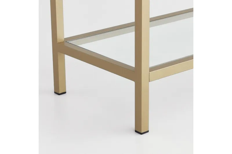 Jorrel Bokhylle 165x80 cm - Gull - Oppbevaring - Hylle - Bokhylle