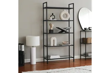 Jorrel Bokhylle 165x80 cm - Svart - Oppbevaring - Hylle - Bokhylle