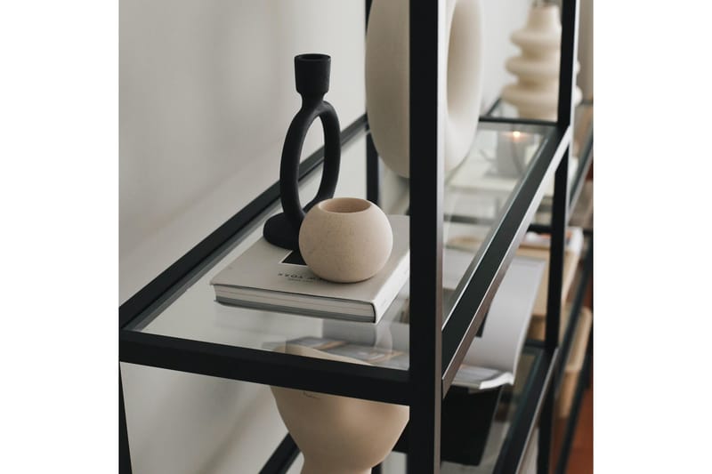 Jorrel Bokhylle 165x80 cm - Svart - Oppbevaring - Hylle - Bokhylle