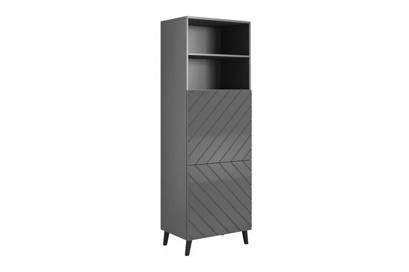 Juniskär Bokhylle 60 cm i Malt Tre, Grå