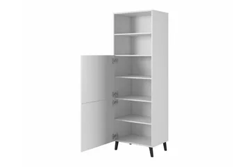 Juniskär Bokhylle 60 cm i Malt Tre - Hvit - Oppbevaring - Hylle - Bokhylle