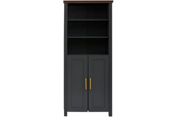 Juntolah Bokhylle 75x39 cm - Svart - Oppbevaring - Hylle - Bokhylle