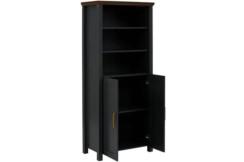 Juntolah Bokhylle 75x39 cm - Svart - Oppbevaring - Hylle - Bokhylle