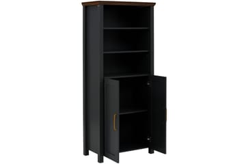 Juntolah Bokhylle 75x39 cm - Svart - Oppbevaring - Hylle - Bokhylle