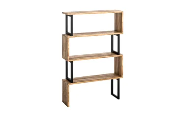 Kalune Bokhylle 128 cm i Valnøtt - Brun - Oppbevaring - Hylle - Bokhylle