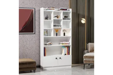 Kashiwa Bokhylle 90x30 cm Hvit - Hanah Home - Oppbevaring - Hylle - Bokhylle