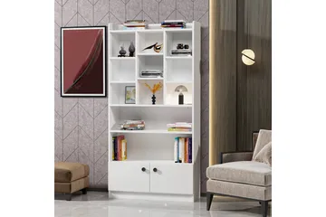 Kashiwa Bokhylle 90x30 cm Hvit - Hanah Home - Oppbevaring - Hylle - Bokhylle