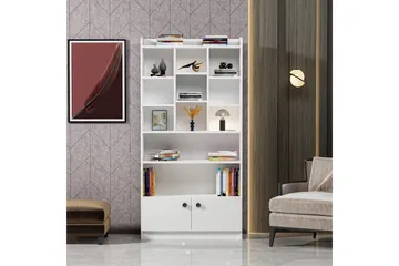 Kashiwa Bokhylle 90x30 cm Hvit - Hanah Home - Oppbevaring - Hylle - Bokhylle