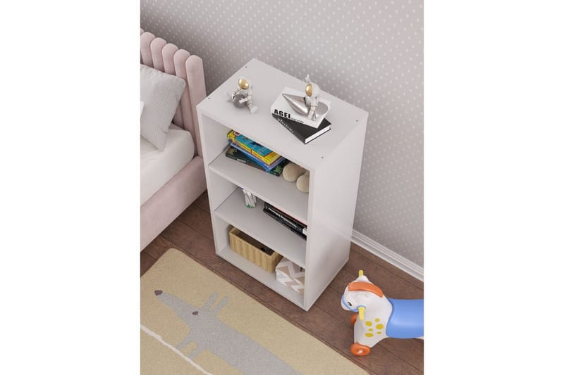 Bokhylle Katsuyuki Hvit - Hvit - Oppbevaring - Hylle - Bokhylle