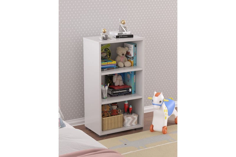 Bokhylle Katsuyuki Hvit - Hvit - Oppbevaring - Hylle - Bokhylle