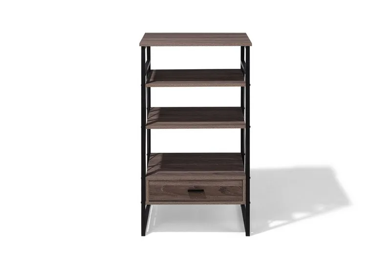 Keene Bokhylle 56 cm i Mørkt Tre - Brun - Oppbevaring - Hylle - Bokhylle