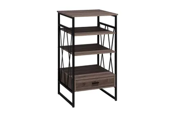 Keene Bokhylle 56 cm i Mørkt Tre - Brun - Oppbevaring - Hylle - Bokhylle