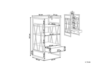 Bokhylle Keene - Oppbevaring - Hylle - Bokhylle