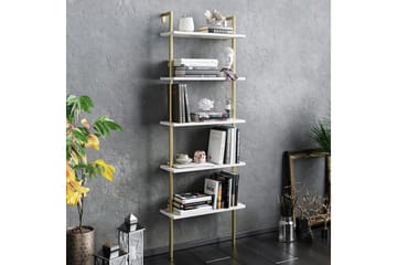 Konsterud Bokhylle - Guld - Oppbevaring - Hylle - Stigehylle & trappehylle