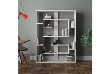 Kussmann Bokhylle 120 cm - Hvit - Oppbevaring - Hylle - Bokhylle