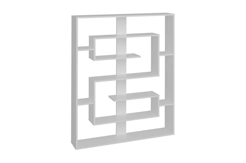 Kussmann Bokhylle 120 cm, Hvit