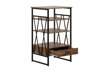 Lanthorn Bokhylle 56 cm i Mørkt Tre - Brun - Oppbevaring - Hylle - Bokhylle