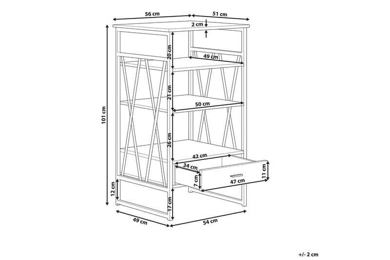 Lanthorn Hylle - Brun - Oppbevaring - Hylle - Bokhylle