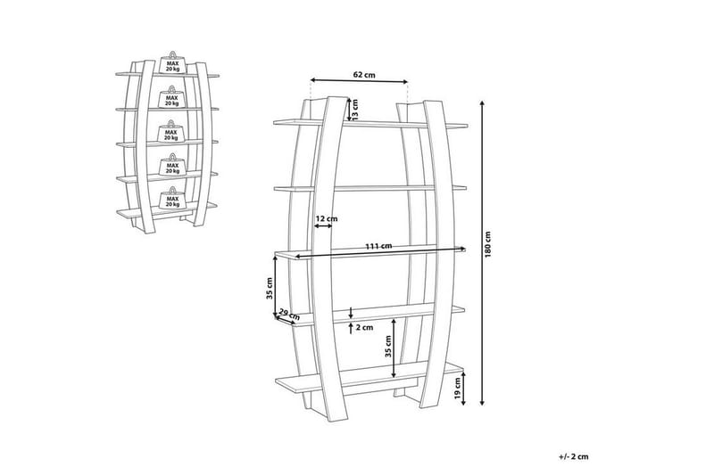 Lemelsjö Hylle - Svart - Oppbevaring - Hylle - Bokhylle