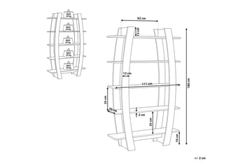 Lemelsjö Hylle - Svart - Oppbevaring - Hylle - Bokhylle