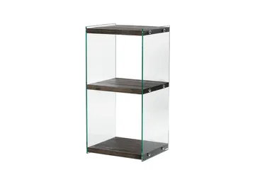 Lepinas Bokhylle 40 cm - Antrasitt - Oppbevaring - Hylle - Bokhylle