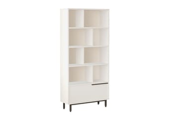 Liyakat Bokhylle 83,9 cm - Hvit - Oppbevaring - Hylle - Bokhylle