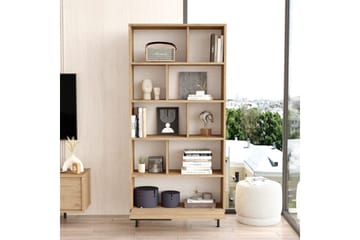 Liyakat Bokhylle 83,9 cm - Valnøtt - Oppbevaring - Hylle - Bokhylle