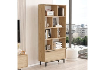 Liyakat Bokhylle 83,9 cm - Valnøtt - Oppbevaring - Hylle - Bokhylle