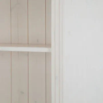 Bokhylle Loft24 Anita Hvit/lakk - Hvit/lakkert - Oppbevaring - Hylle - Bokhylle