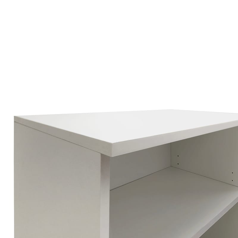 Bokhylle Loft24 Pelle Hvit/Wotan-eik - Hvit/Wotan-eik - Oppbevaring - Hylle - Bokhylle