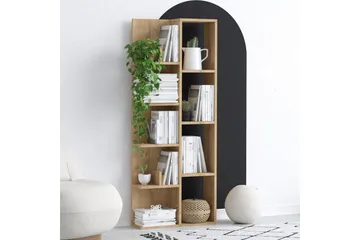 Makhan Bokhylle 60x18 cm Brun - Hanah Home - Oppbevaring - Hylle - Bokhylle