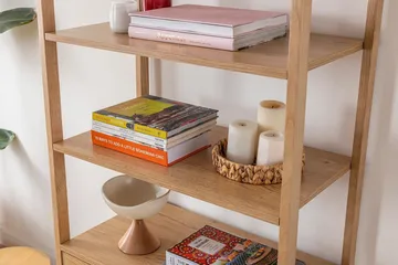 Makwana Bokhylle 75 cm - Naturell - Oppbevaring - Hylle - Bokhylle