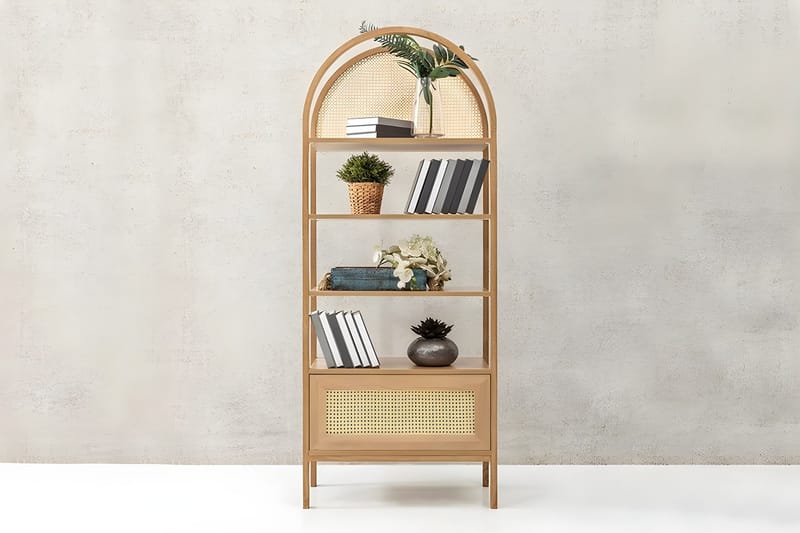 Makwana Bokhylle 75 cm - Naturell - Oppbevaring - Hylle - Bokhylle