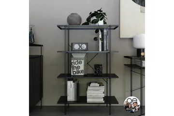 Marinko Bokhylle - Svart - Oppbevaring - Hylle - Bokhylle