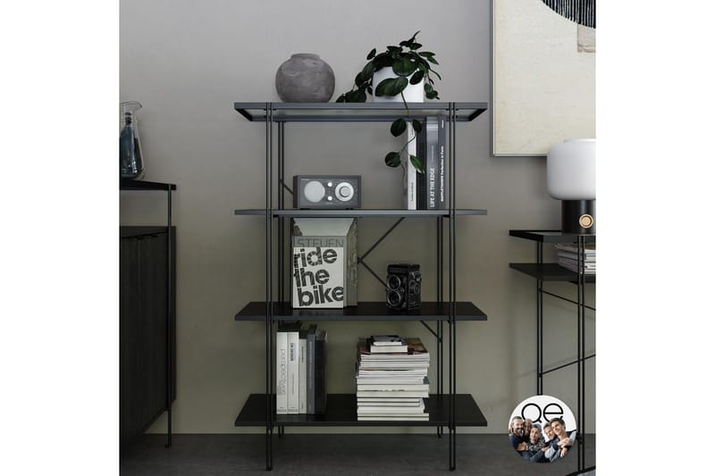 Marinko Bokhylle - Svart - Oppbevaring - Hylle - Bokhylle