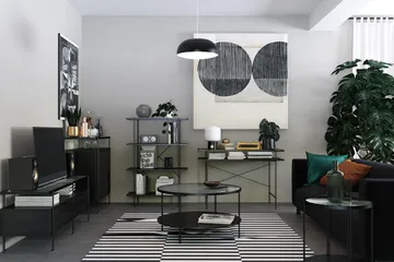 Marinko Bokhylle - Svart - Oppbevaring - Hylle - Bokhylle