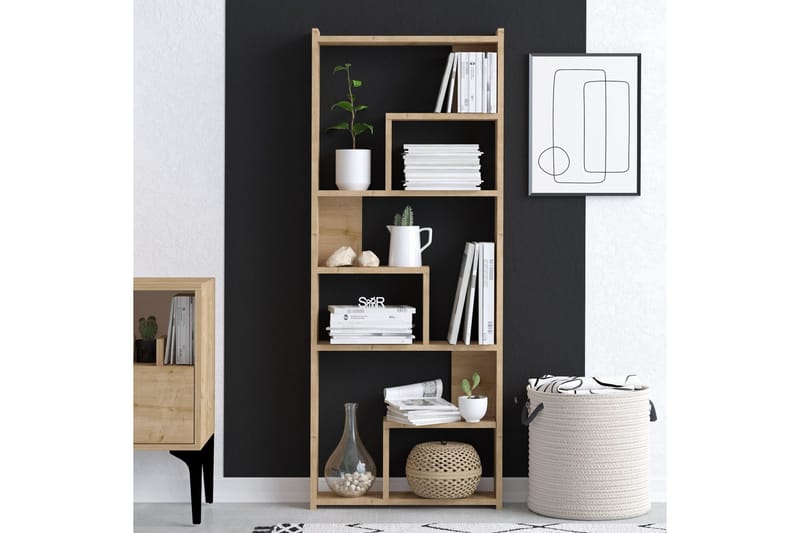 Megg Bokhylle 60x15 cm Brun - Hanah Home - Oppbevaring - Hylle - Bokhylle