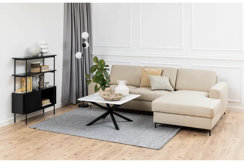 Mehoopany Bokhylle 113,8 cm - Sort - Oppbevaring - Hylle - Bokhylle