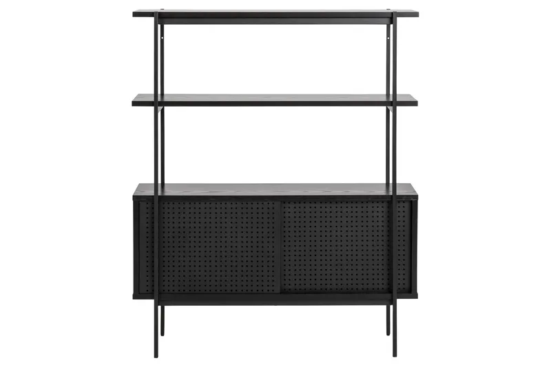 Mehoopany Bokhylle 113,8 cm - Sort - Oppbevaring - Hylle - Bokhylle