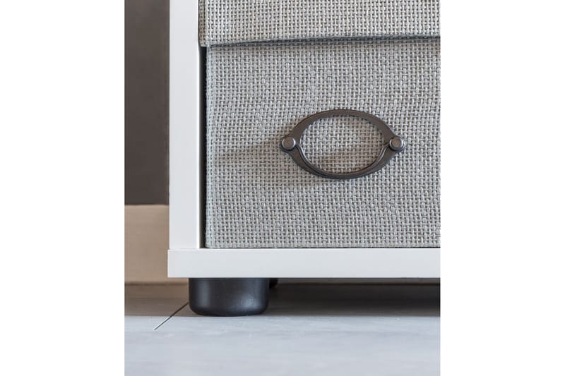 Milahn Bokhylle 108 cm i Malt Tre - Hvit - Oppbevaring - Hylle - Bokhylle
