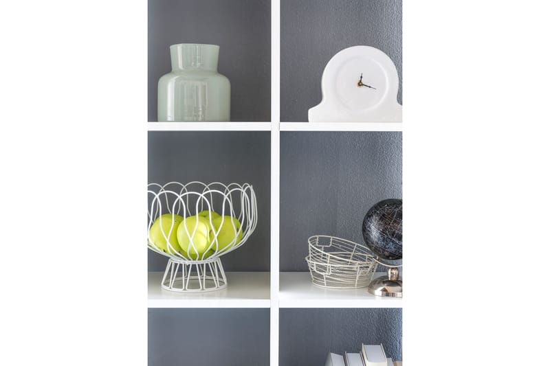 Milahn Bokhylle 108x29 cm - Hvit - Oppbevaring - Hylle - Bokhylle